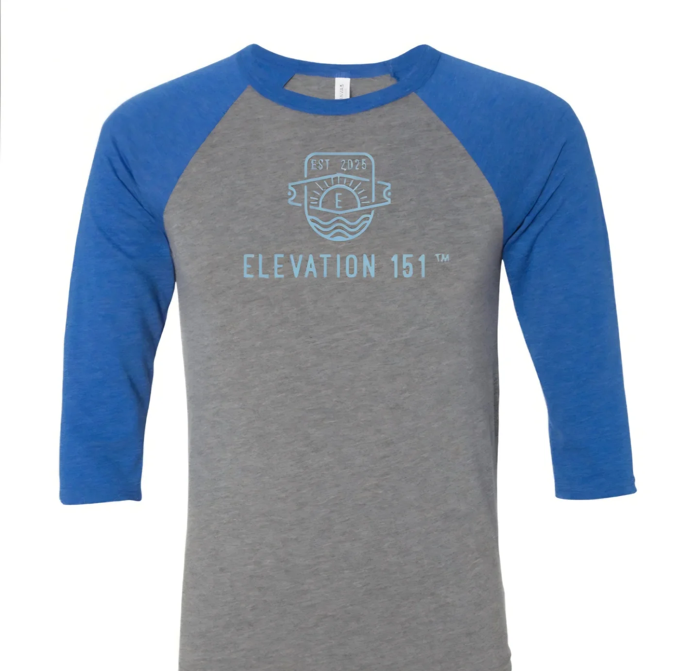 E-Logo 3/4 Sleeve Baseball Tee